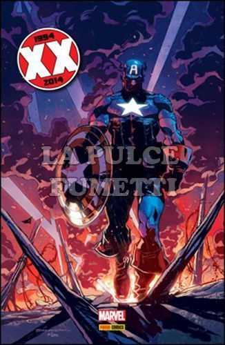 CAPITAN AMERICA #    47 - CAPITAN AMERICA 11 - MARVEL NOW! - VARIANT COVER XX METALLIZZATA - INFINITY TIE-IN